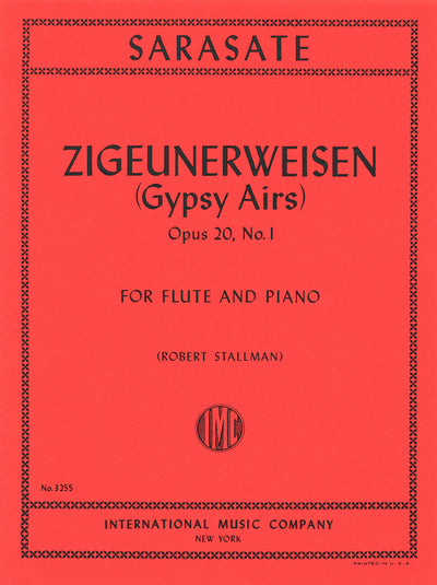 ツィゴイネルワイゼン（フルートソロ）／Zigeunerweisen Opus 20 No. 1 (Gypsy Airs)