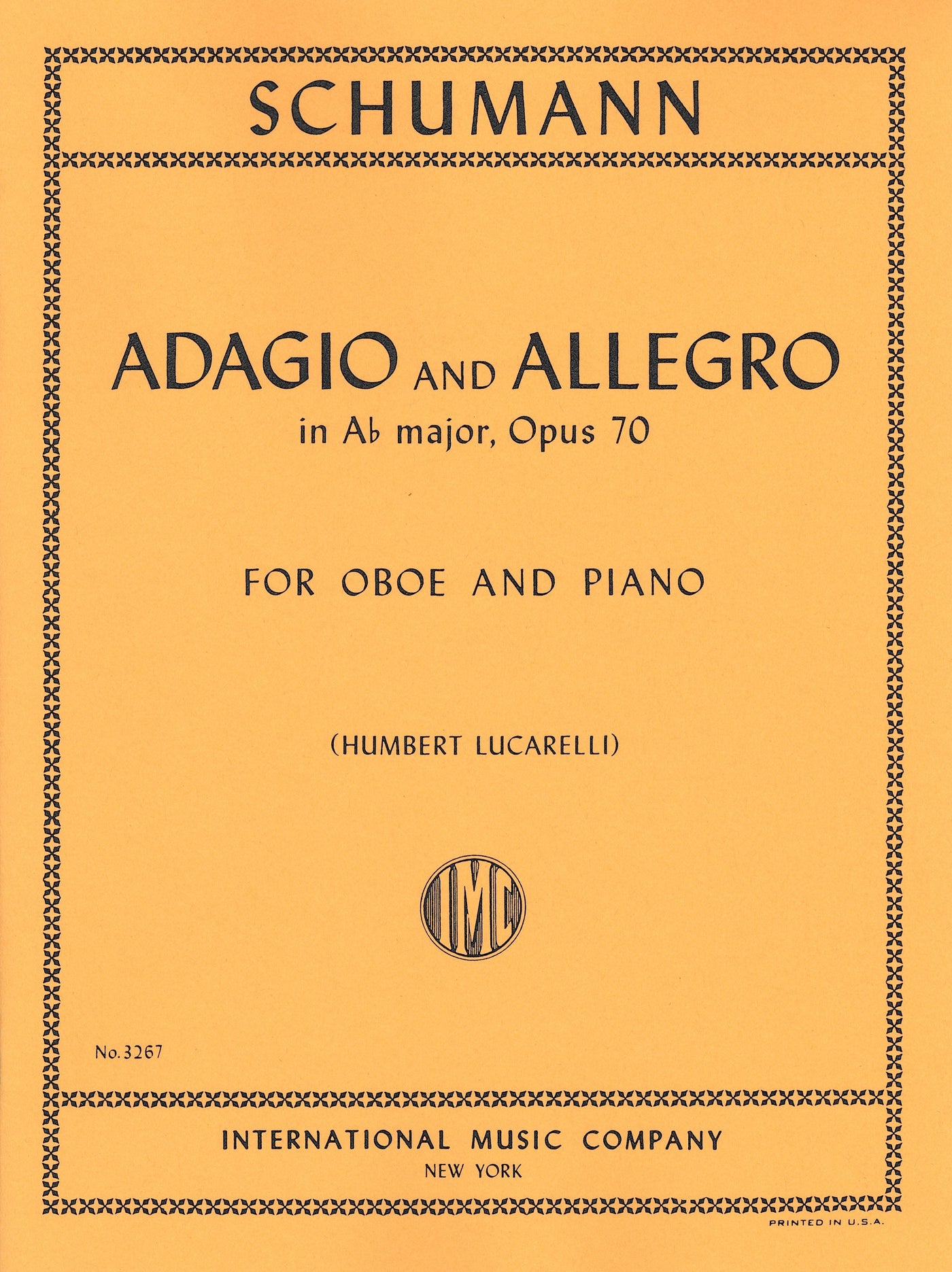 アダージョとアレグロ Op.70（オーボエソロ）／Adagio and Allegro in Ab Major Op. 70