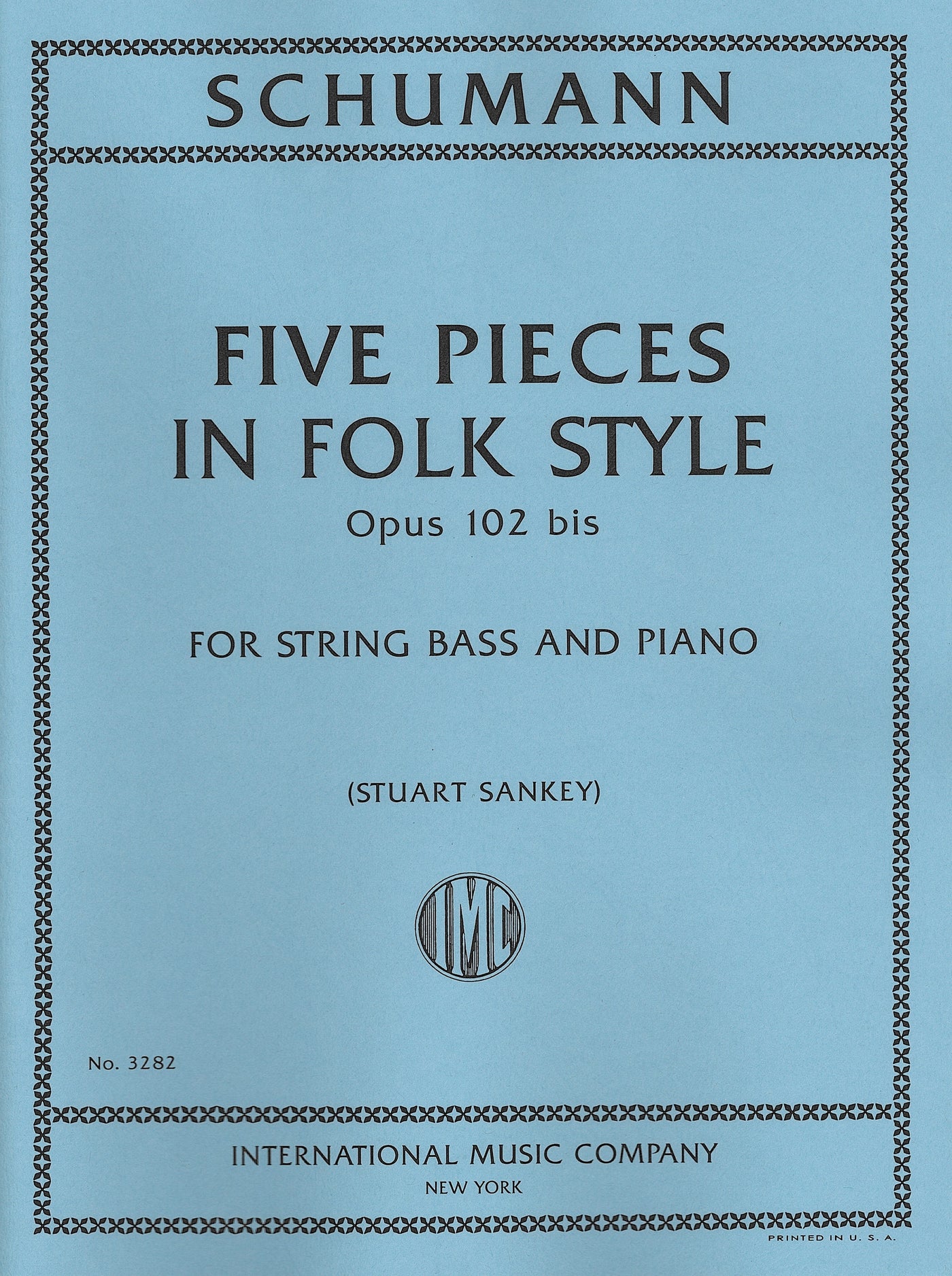 民謡風の5つの小品 Op.102bis（コントラバスソロ）／5 Pieces in Folk Style Op. 102bis