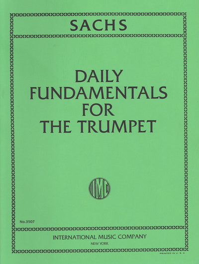 トランペットのための毎日の基礎練習（トランペット）／Daily Fundamentals for the Trumpet