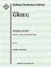 ペール・ギュント 第1組曲 作品46／Peer Gynt Suite No. 1 Op. 46 (Orch.)