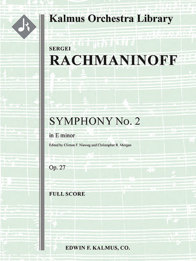 交響曲 第2番 ホ短調 作品27／Symphony No.2 in e, Op.27(Orch. Score)