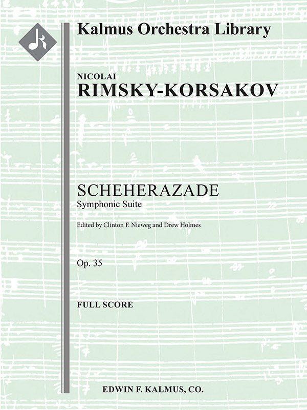シェヘラザード 作品35／Scheherazade Op. 35 (Orch. Score)