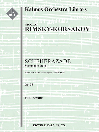 シェヘラザード 作品35／Scheherazade Op. 35 (Orch. Score)