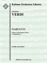 行けわが思いよ黄金の翼に乗って 「ナブッコ」／Chorus of the Hebrew Slaves (Nabucco) (Orch.)