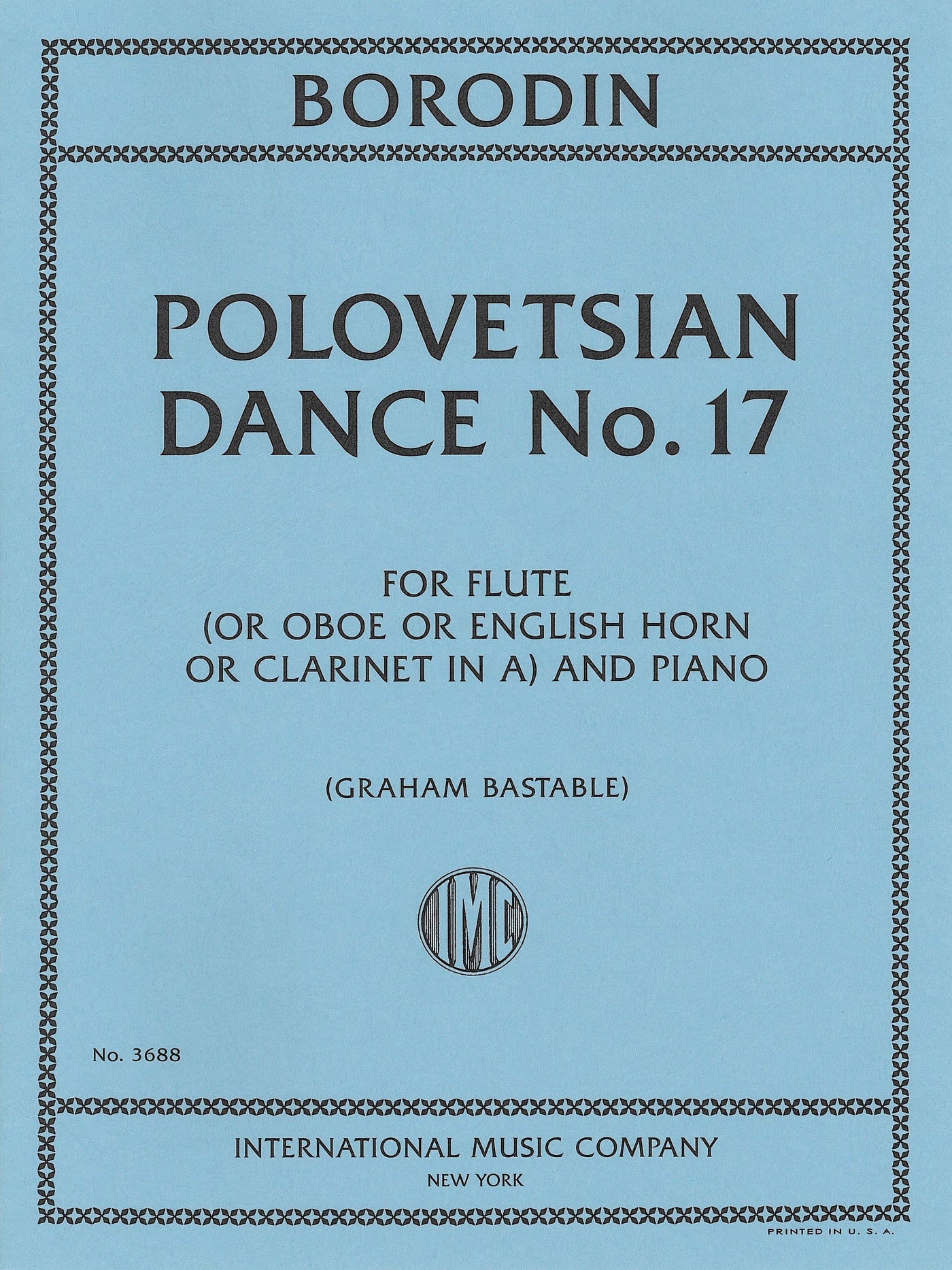 ダッタン人の踊り（フルートソロ）／Polovetsian Dance No. 17 (Flute & Piano)