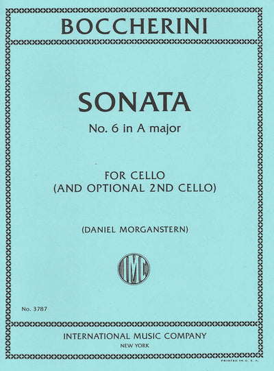 チェロ・ソナタ 第6番 イ長調（Cello（無伴奏）or Cello Duet）／Sonata No. 6 in A Major