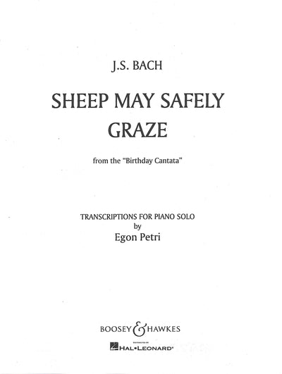 羊は安らかに草を喰み（ピアノソロ）／Sheep May Safely Graze from Birthday Cantata