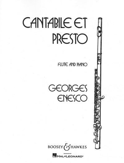 カンタービレとプレスト（フルートソロ）／Cantabile and Presto (Flute & Piano)