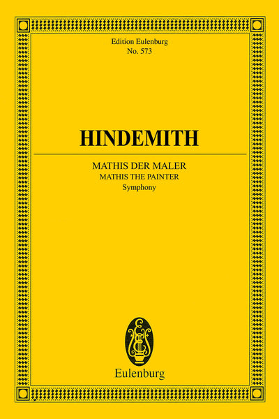 交響曲「画家マティス」（Study Score）／Mathis Der Maler (Symphony)