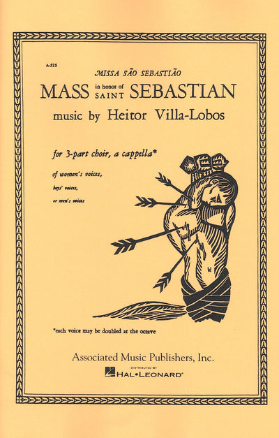 聖セバスチャンのミサ曲（SSA A Cappella）（Latin Text）／Mass in Honor of St. Sebastian