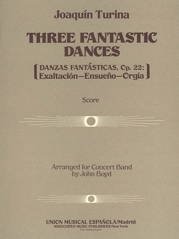 Three (3) Fantastic Dances, Op. 22 (Full Score)