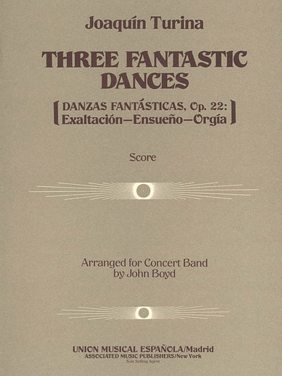 Three (3) Fantastic Dances, Op. 22 (Full Score)