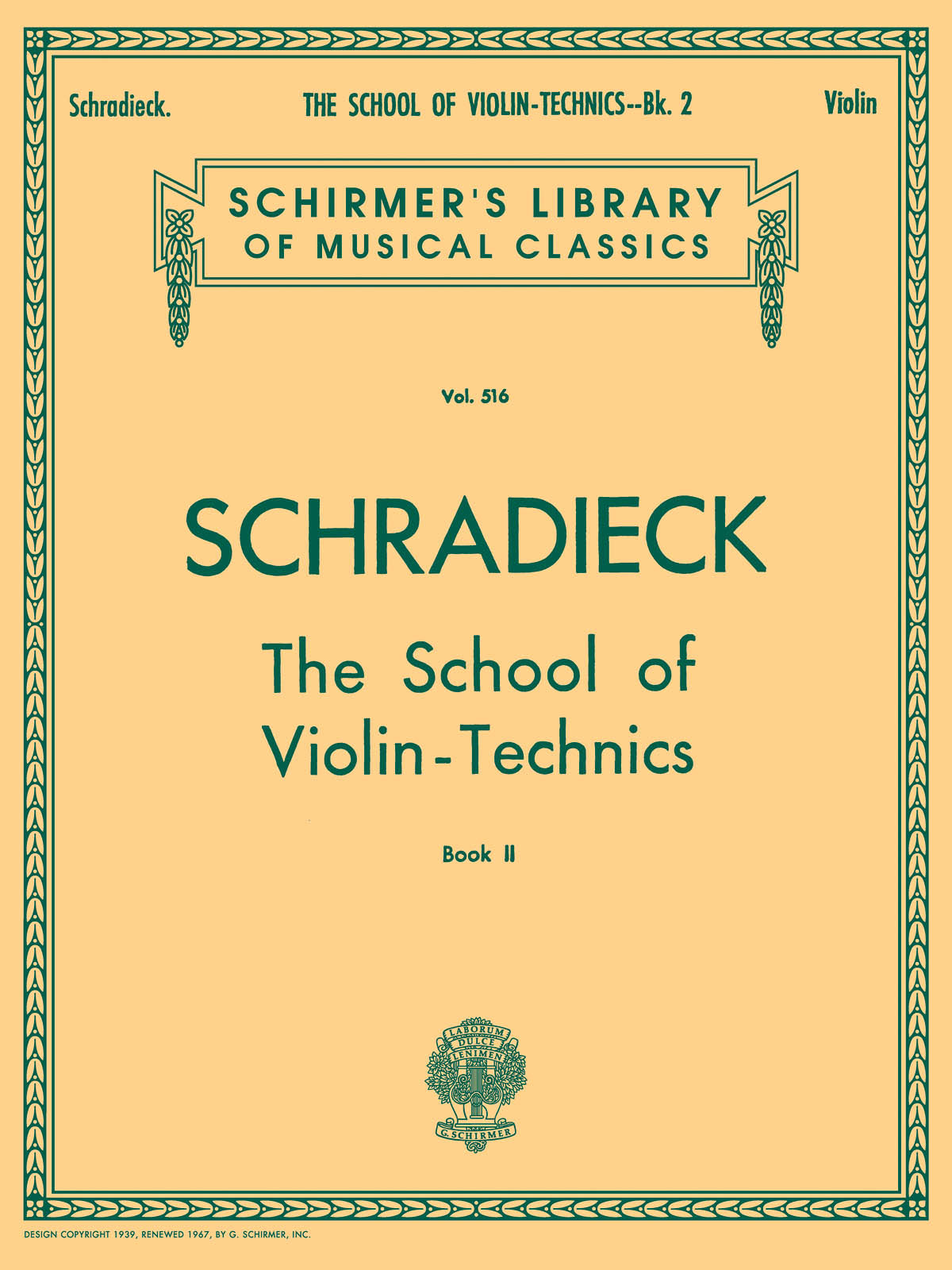 ヴァイオリン技法の教程 第2巻（ヴァイオリン）／The School of Violin Technics Book 2