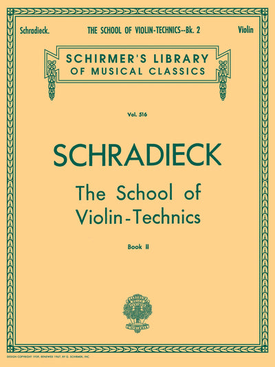 ヴァイオリン技法の教程 第2巻（ヴァイオリン）／The School of Violin Technics Book 2