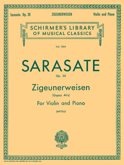 ツィゴイネルワイゼン Op.20（ヴァイオリンソロ）／Zigeunerweisen Op. 20