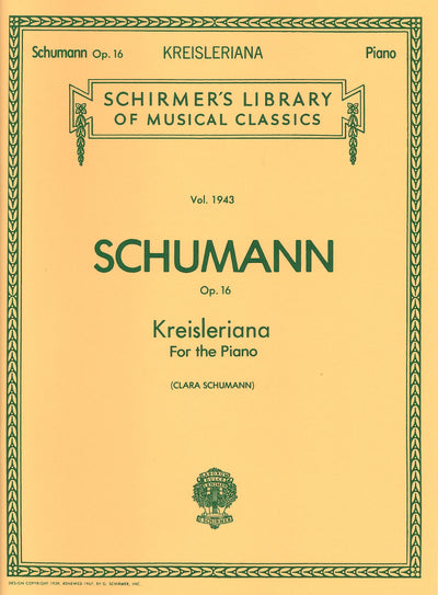 クライスレリアーナ 作品16（ピアノソロ）／Kreisleriana Op. 16