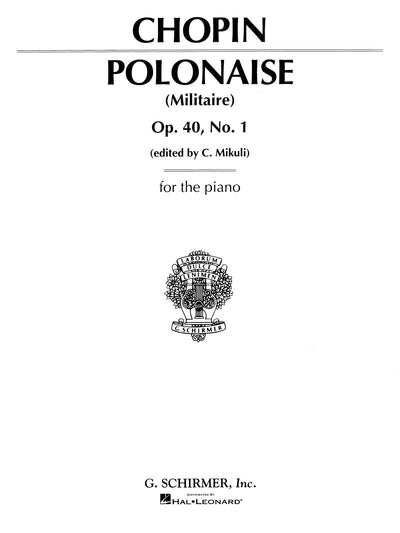 軍隊ポロネーズ （ピアノソロ）／Polonaise, Op. 40, No. 1 in A Major