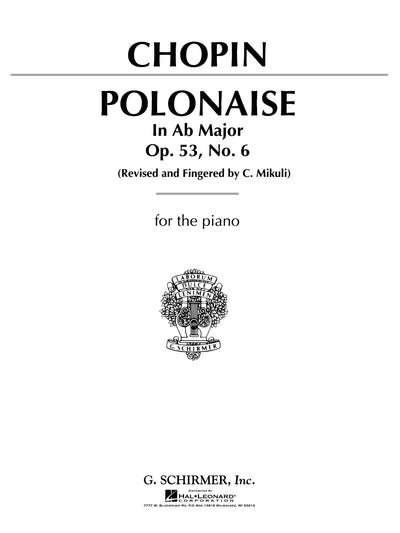 英雄ポロネーズ 変イ長調 Op.53 No. 6（ピアノソロ）／Polonaise in Ab Major Op. 53 No. 6