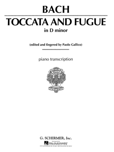 Toccata and Fugue in D Minor BWV565 (Piano Solo)