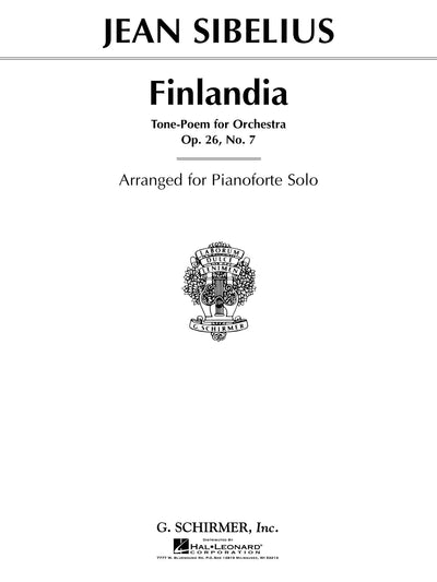 交響詩 フィンランディア Op.26 No. 7（ピアノソロ）／Finlandia Op. 26 No. 7