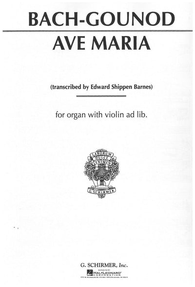 アヴェ・マリア（with ad lib Violin）（オルガンソロ）／Ave Maria (Organ Solo)