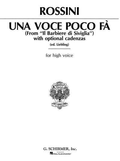 今の歌声は（高声用）／Una voce poco fa (from Il Barbiere di Siviglia)