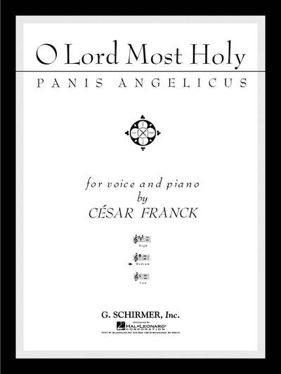 天使の糧（中声用）／Panis Angelicus (O Lord Most Holy) - Medium Voice