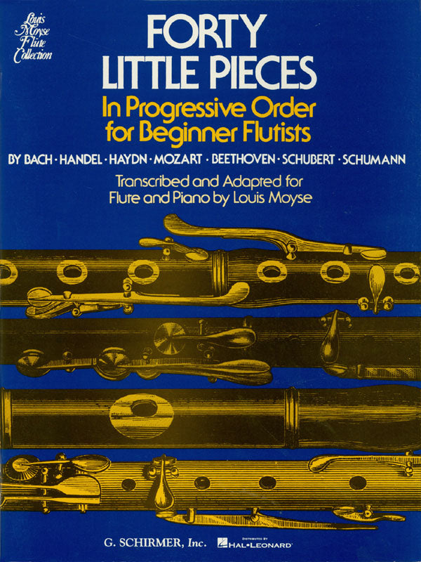 40の小品集（フルートソロ）／40 Little Pieces in Progressive Order for Beginner