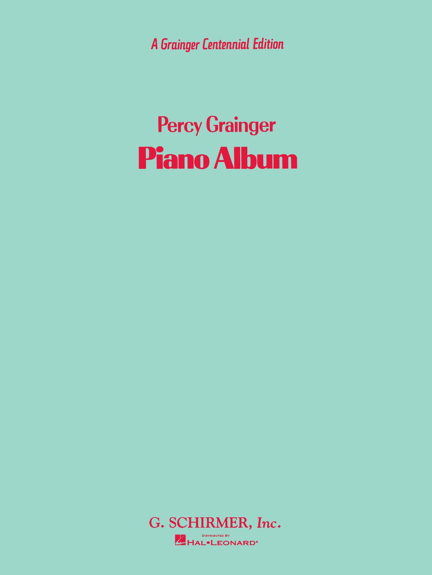 パーシー・グレンジャー ピアノ曲集（ピアノソロ）／A Percy Grainger Piano Album (Piano Solo)