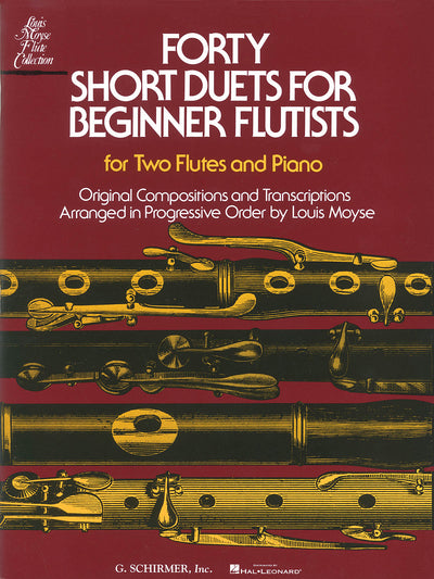 初心者のための40の2重奏曲集（フルートデュエット）／Forty Short Duets for Beginner Flutists