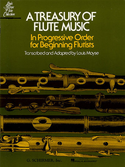 フルート音楽の宝庫 (フルートとピアノの初心者フルート奏者向けの進歩的な順序)／Treasury of Flute Music (In Progressive Order for Beginner Flutists for Flute & Piano)