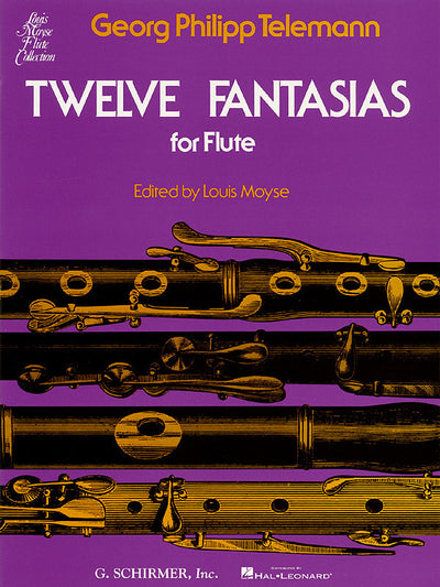 無伴奏フルートのための12の幻想曲（フルートソロ）／Twelve Fantasias for Solo Flute