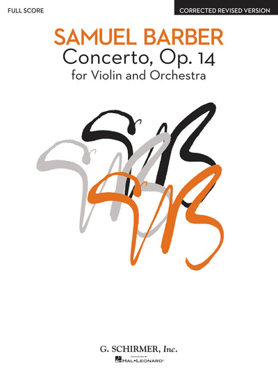 ヴァイオリン協奏曲 作品14（スタディスコア）／Violin Concerto Op. 14 (Orch. Study Score)