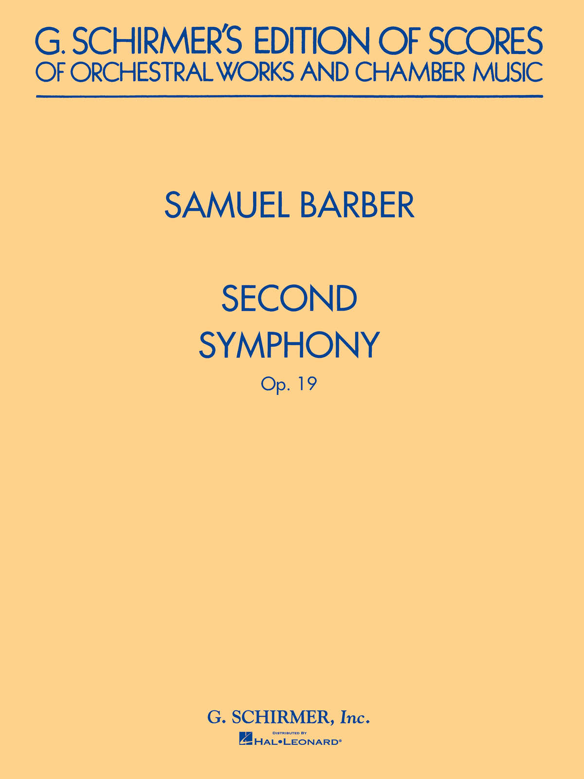 交響曲第2番（スタディスコア）／Second Symphony (Orch. Study Score)