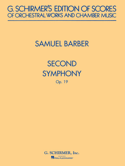 交響曲第2番（スタディスコア）／Second Symphony (Orch. Study Score)