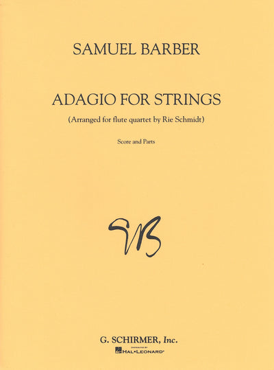 弦楽の為のアダージョ （フルート4重奏）／Adagio for Strings