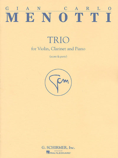 ヴァイオリン、クラリネットとピアノのための3重奏曲／Trio (Violin, Clarinet & Piano)