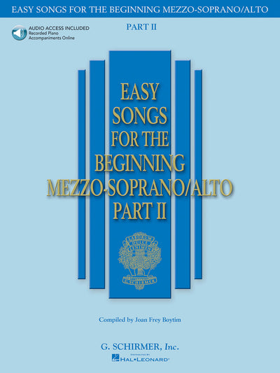 Easy Songs for the Beginning M-Sop/Alto Part 2