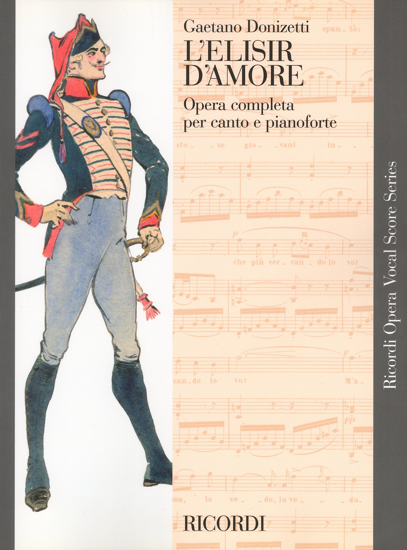 愛の妙薬（伊語）／L'elisir d'amore (Vocal Score)