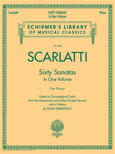 60のピアノ・ソナタ集（ピアノソロ）／Sixty Sonatas, Books 1 and 2