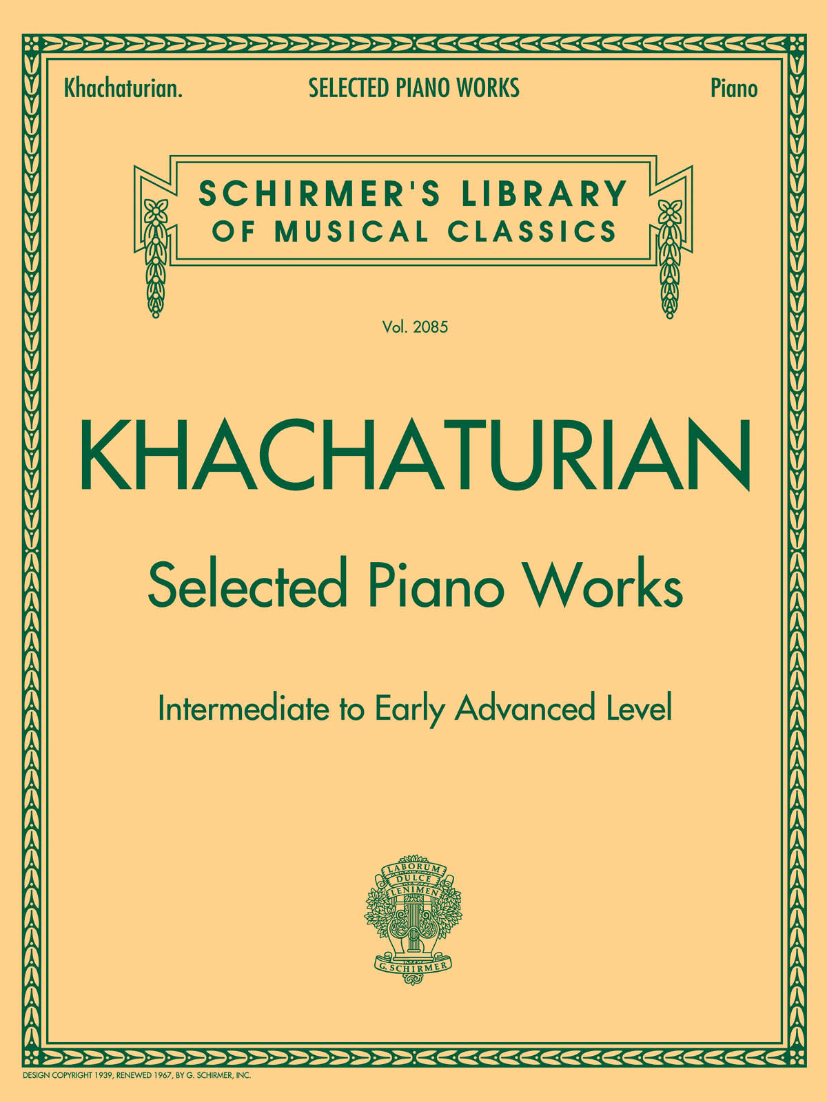 ハチャトゥリアン、ピアノ作品選集〔中～上級〕（ピアノソロ）／Khachaturian - Selected Piano Works