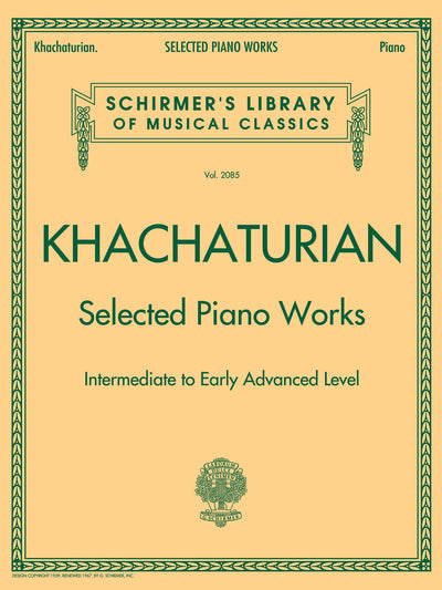 ハチャトゥリアン、ピアノ作品選集〔中～上級〕（ピアノソロ）／Khachaturian - Selected Piano Works