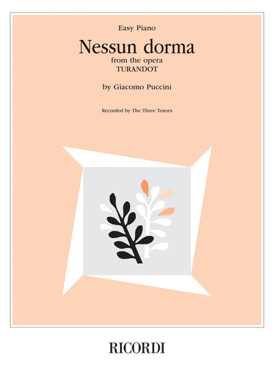 トゥーランドットより「誰も寝てはならぬ」 （イージー・ピアノ）／Nessun Dorma(from the opera Turandot) (Easy Piano)