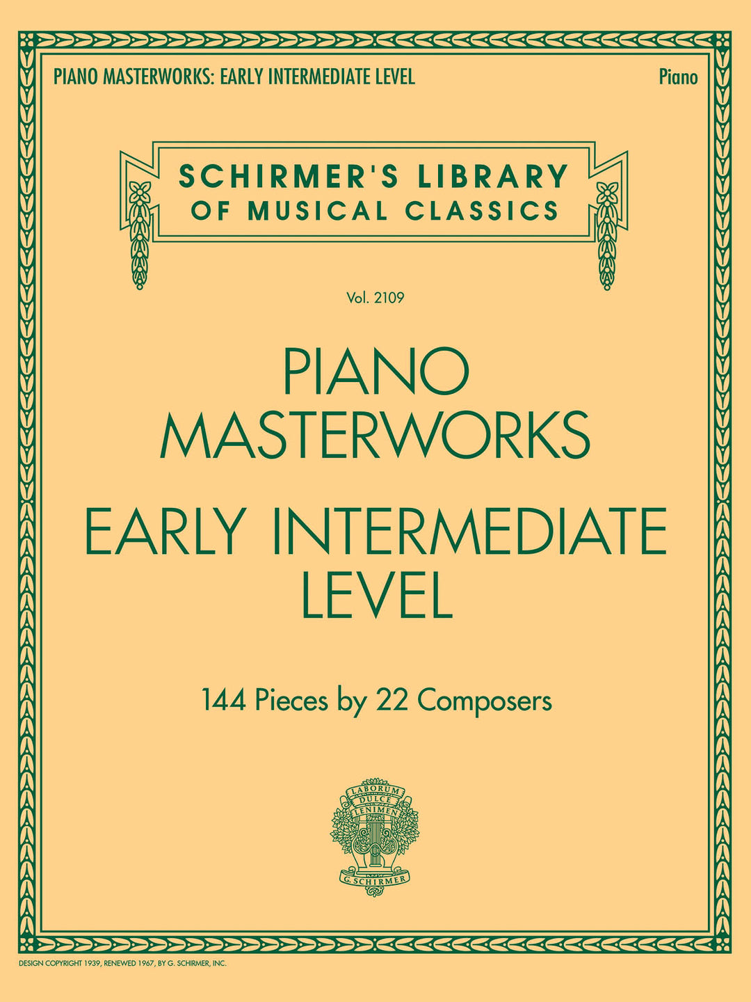 初中級レベルのピアノ作品集／Piano Masterworks - Early Intermediate