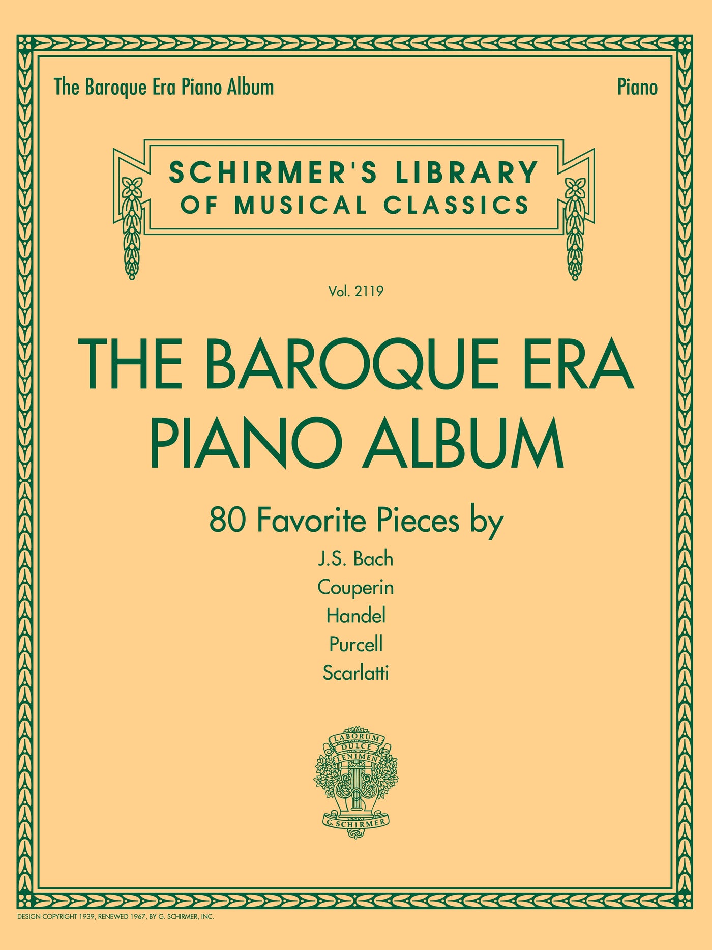 バロック時代のピアノ作品集（ピアノソロ）／The Baroque Era Piano Album