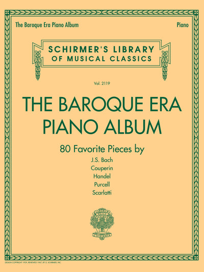 バロック時代のピアノ作品集（ピアノソロ）／The Baroque Era Piano Album