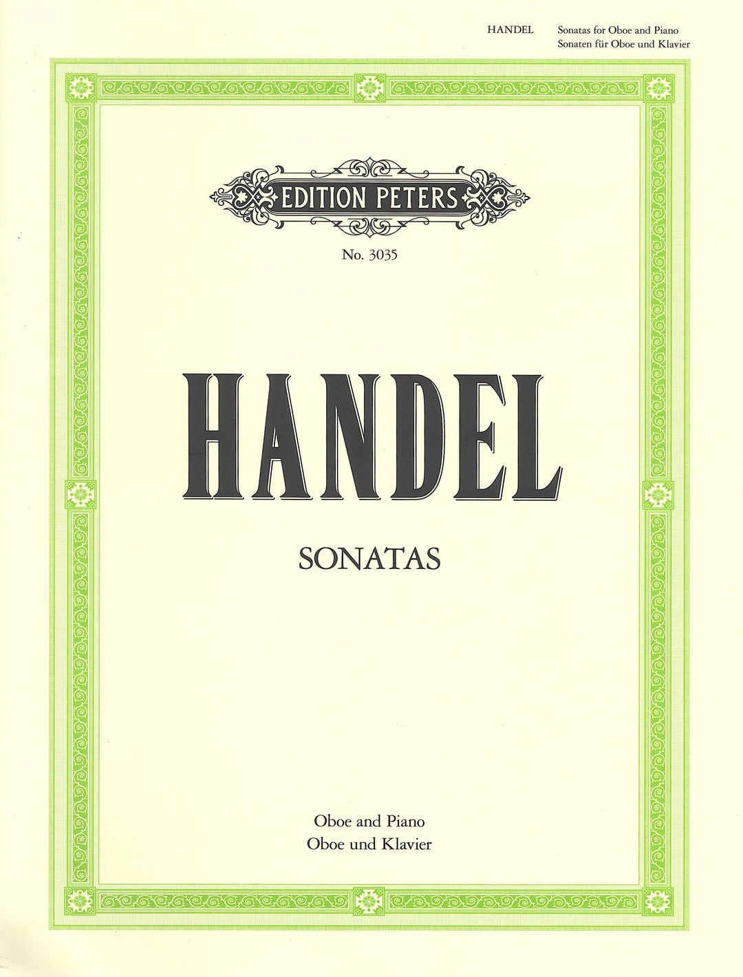 2つのソナタ（ハ短調＆ト短調）（オーボエソロ）／Oboe Sonatas