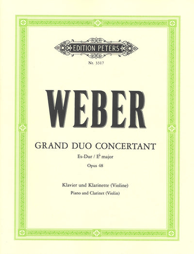 大協奏的2重奏曲 変ホ長調 Op.48（クラリネットソロ）／Grand Duo Concertant in Eb Op. 48