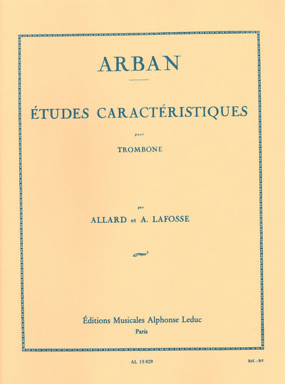 14の性格的練習曲（トロンボーン）／Etudes Caracteristiques (Trombone)